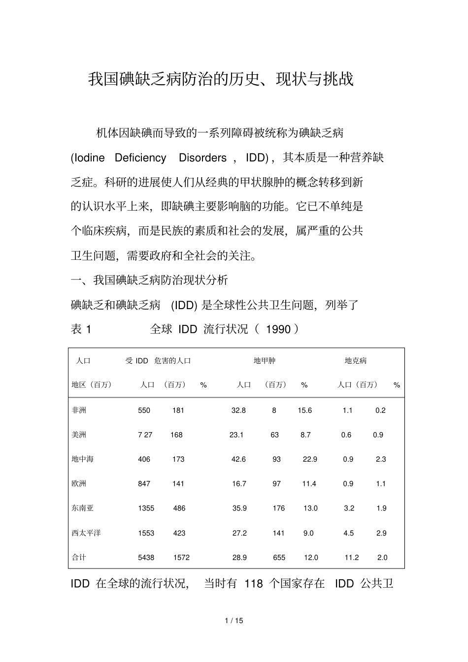 我国碘缺乏病防治的历史_第1页