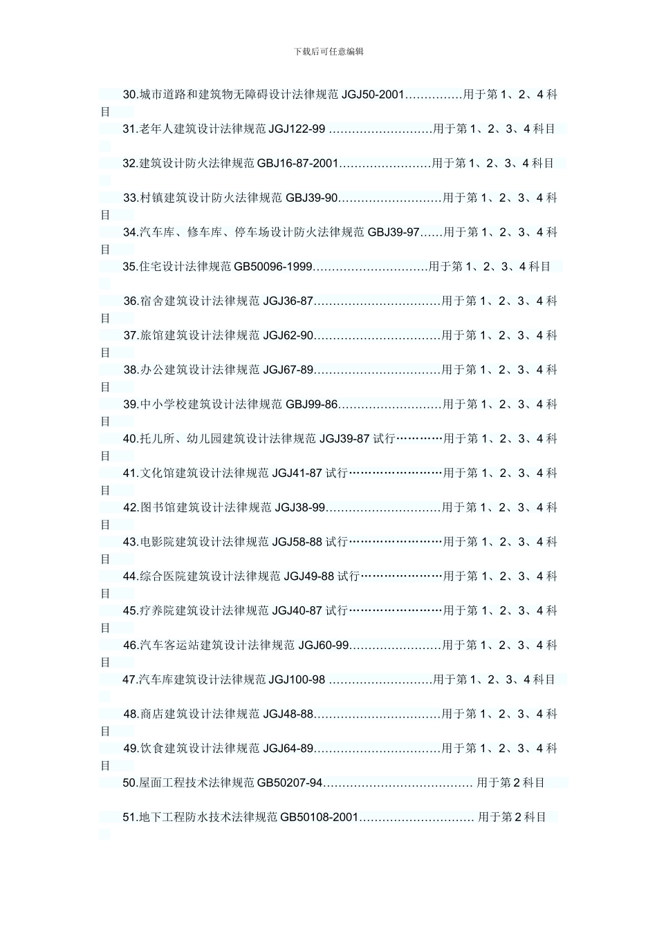 二级注册建筑师考试主要参考书目_第2页