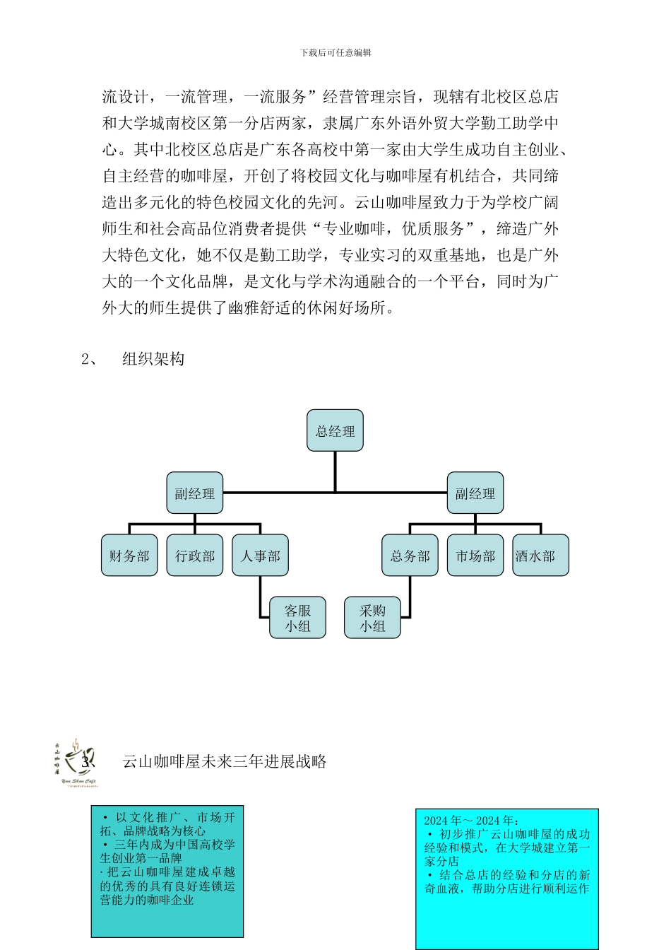 云山咖啡战略规划书_第2页