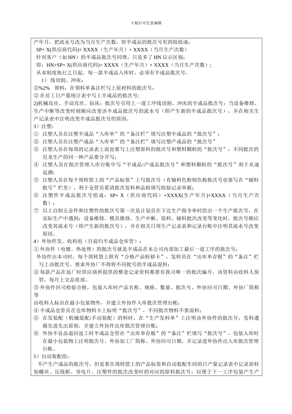 产品批次管理制度-A1_第2页