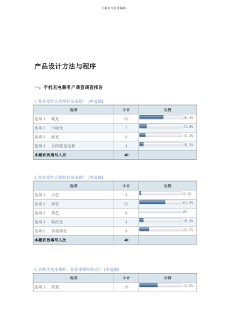 产品设计方法与程序