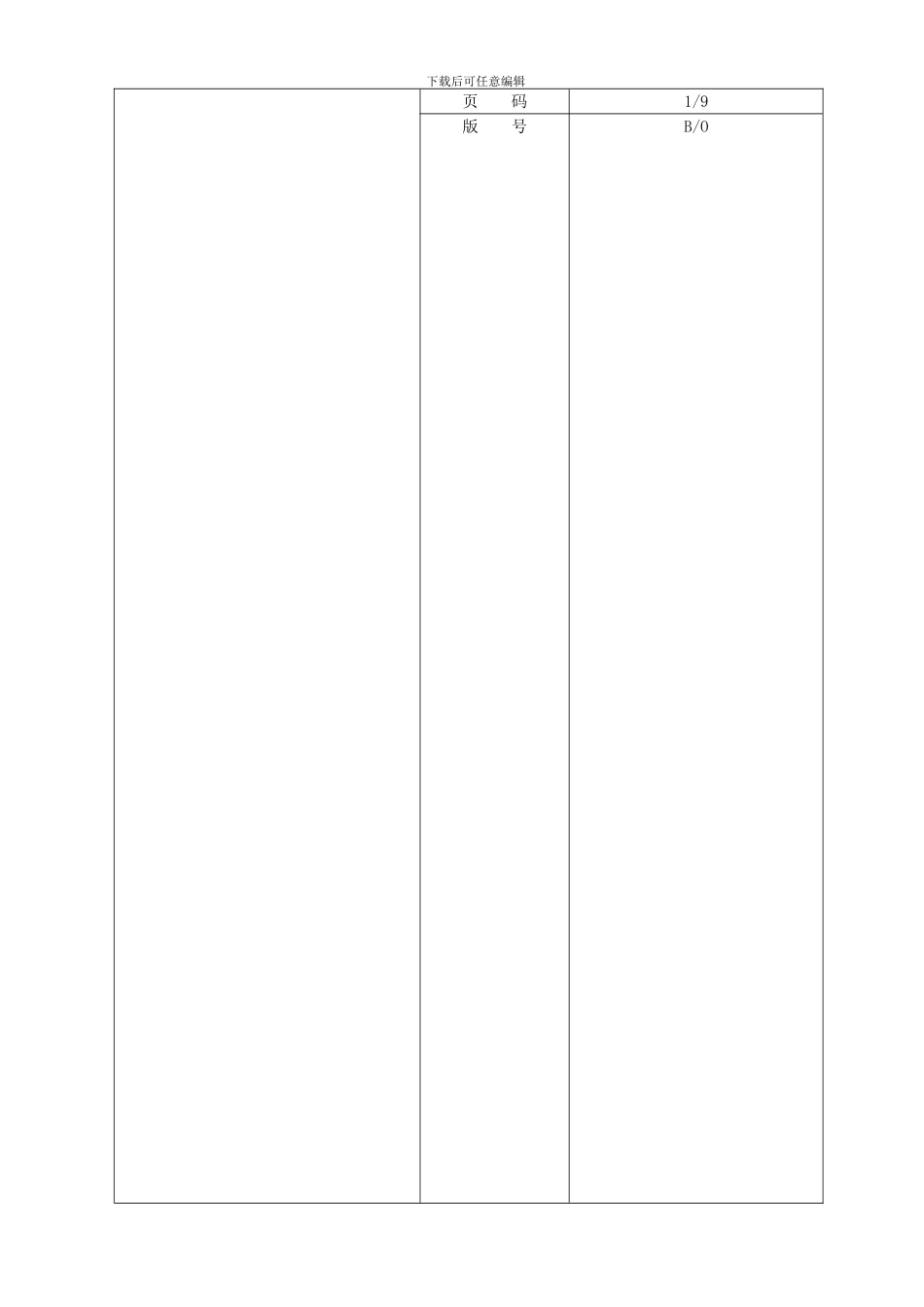 产品质量先期策划程序管理规定_第1页