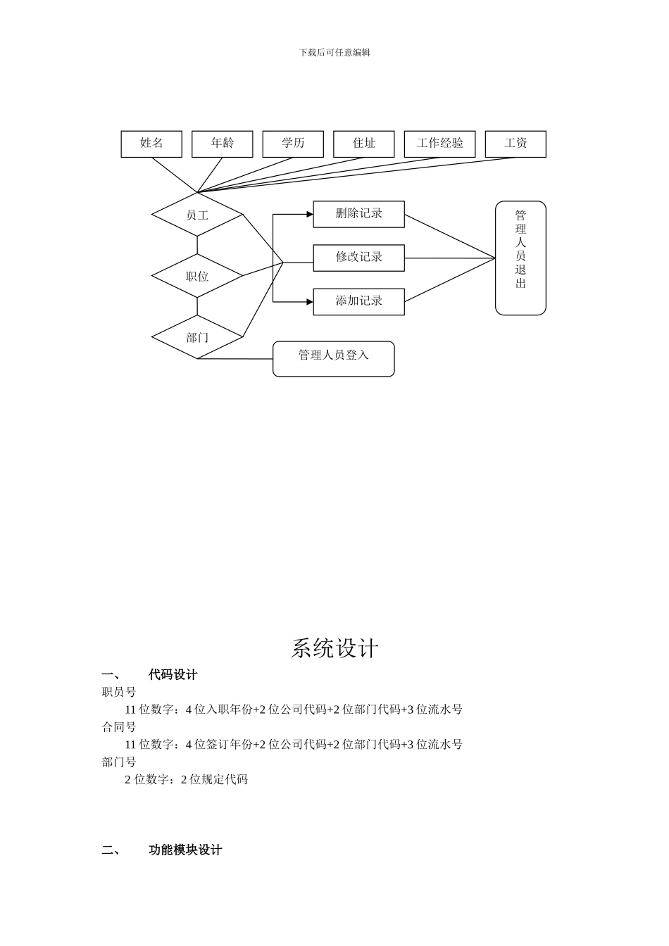 人事信息管理系统分析报告_第3页