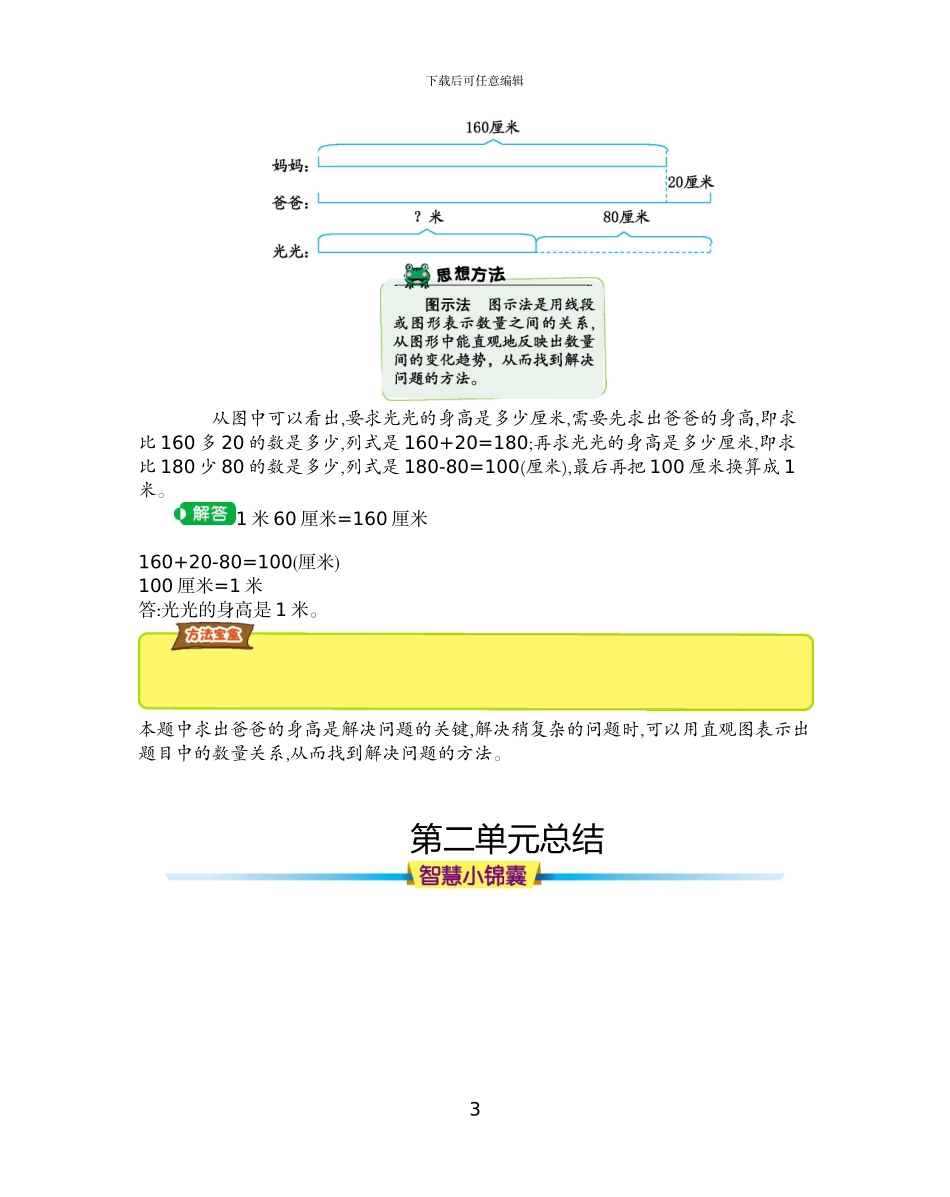 人教版二年级数学上册全册单元知识清单_第3页