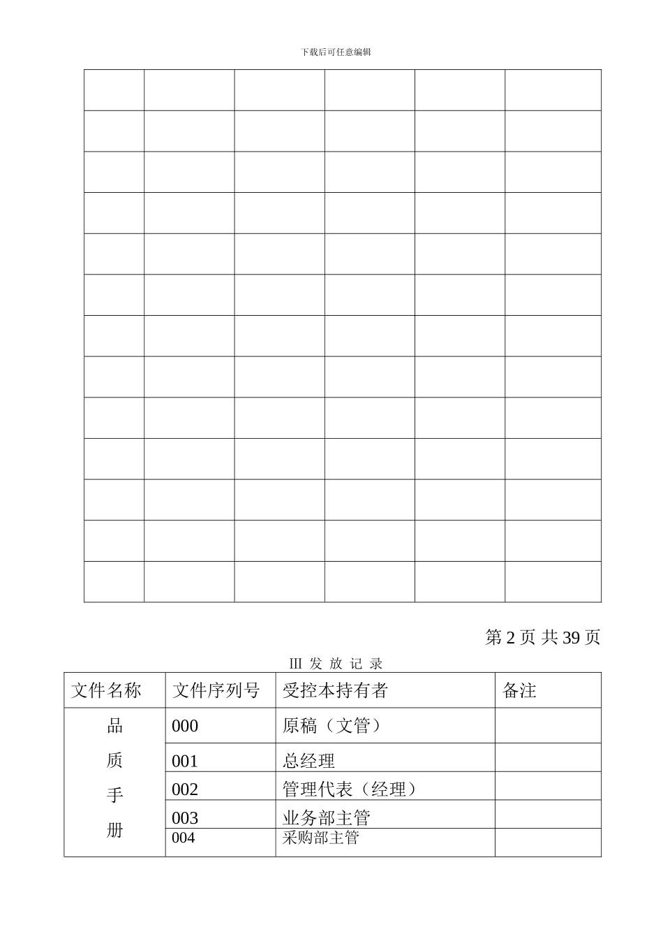 伞业公司品质手册_第3页
