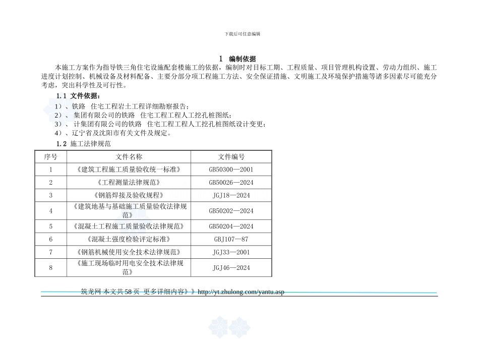 住宅工程人工挖孔桩施工方案_第2页
