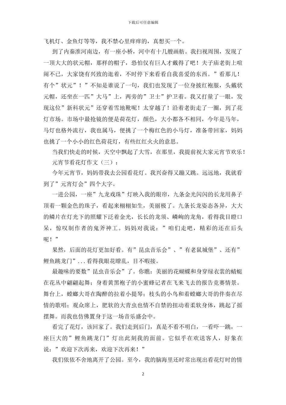 元宵节看花灯_第2页
