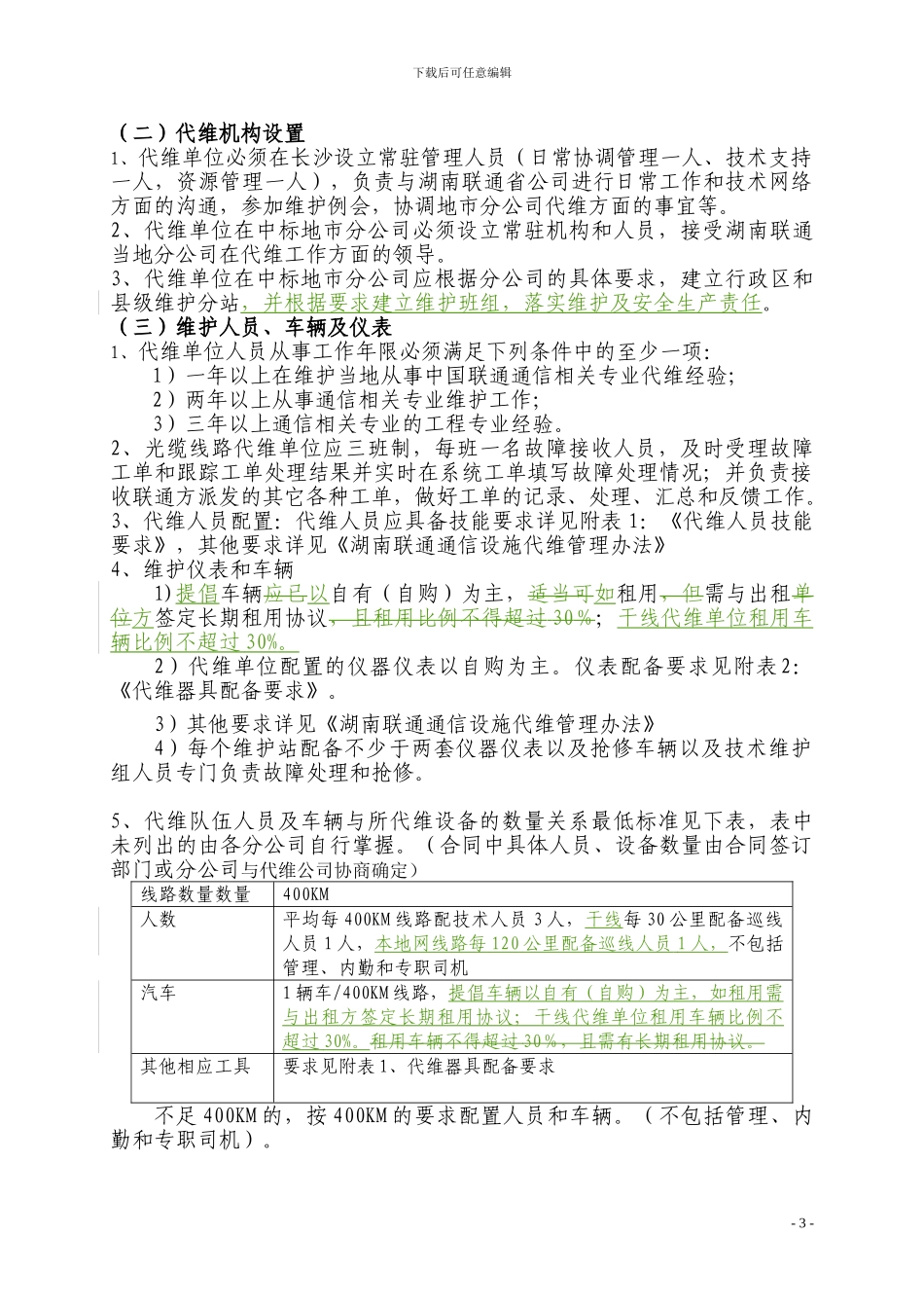 光缆线路代维服务规范_第3页