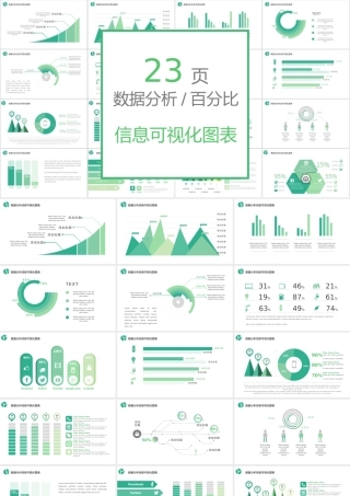 数据分析百分比信息可视化视图
