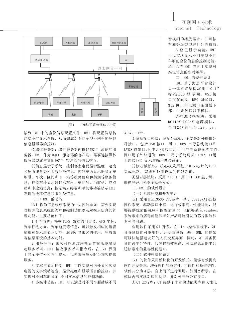 新型国外高铁信息娱乐系统HMI_的设计实现_第2页