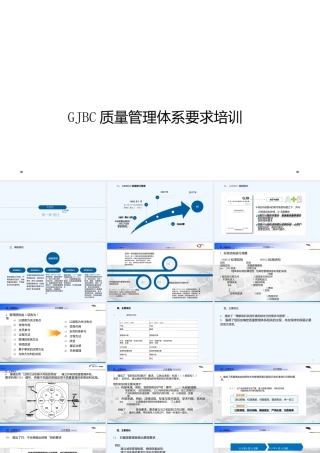 GJBC质量管理体系要求培训