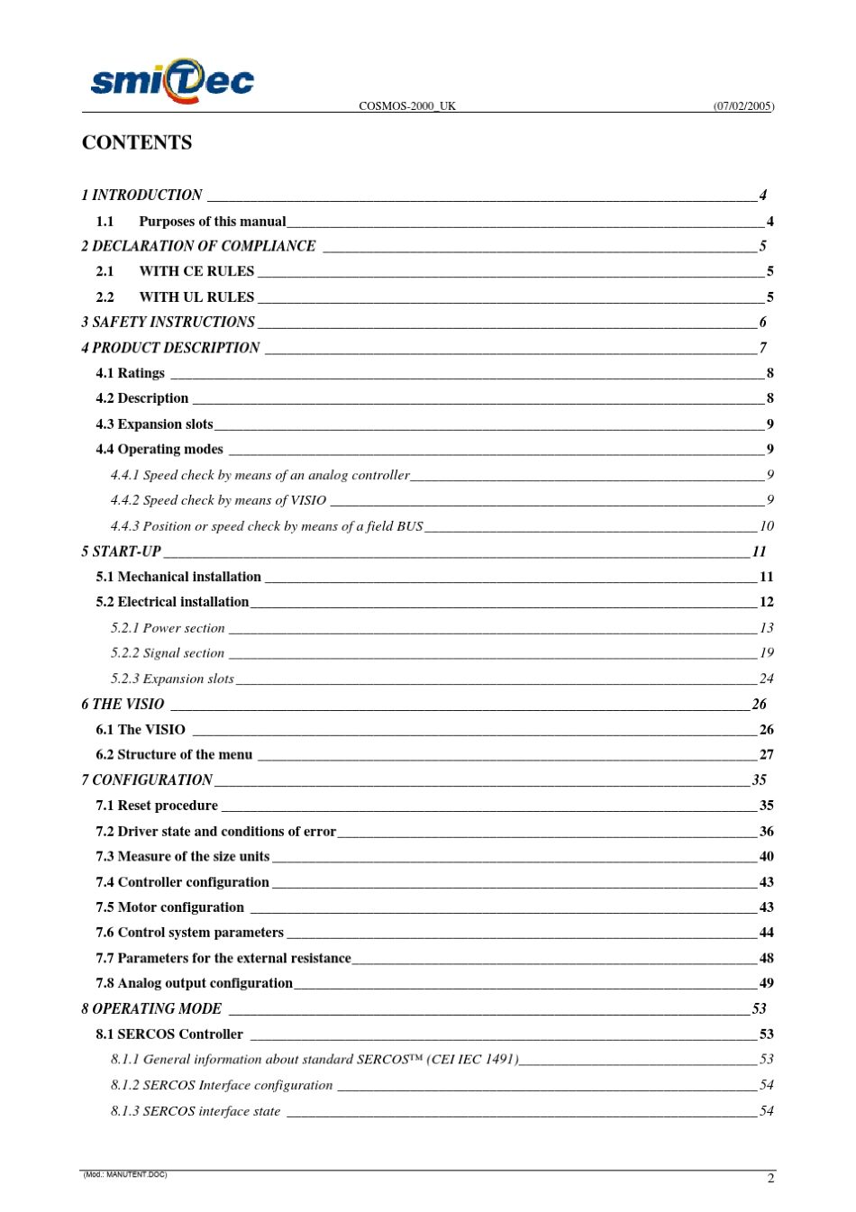 SMITEC伺服说明书_第2页