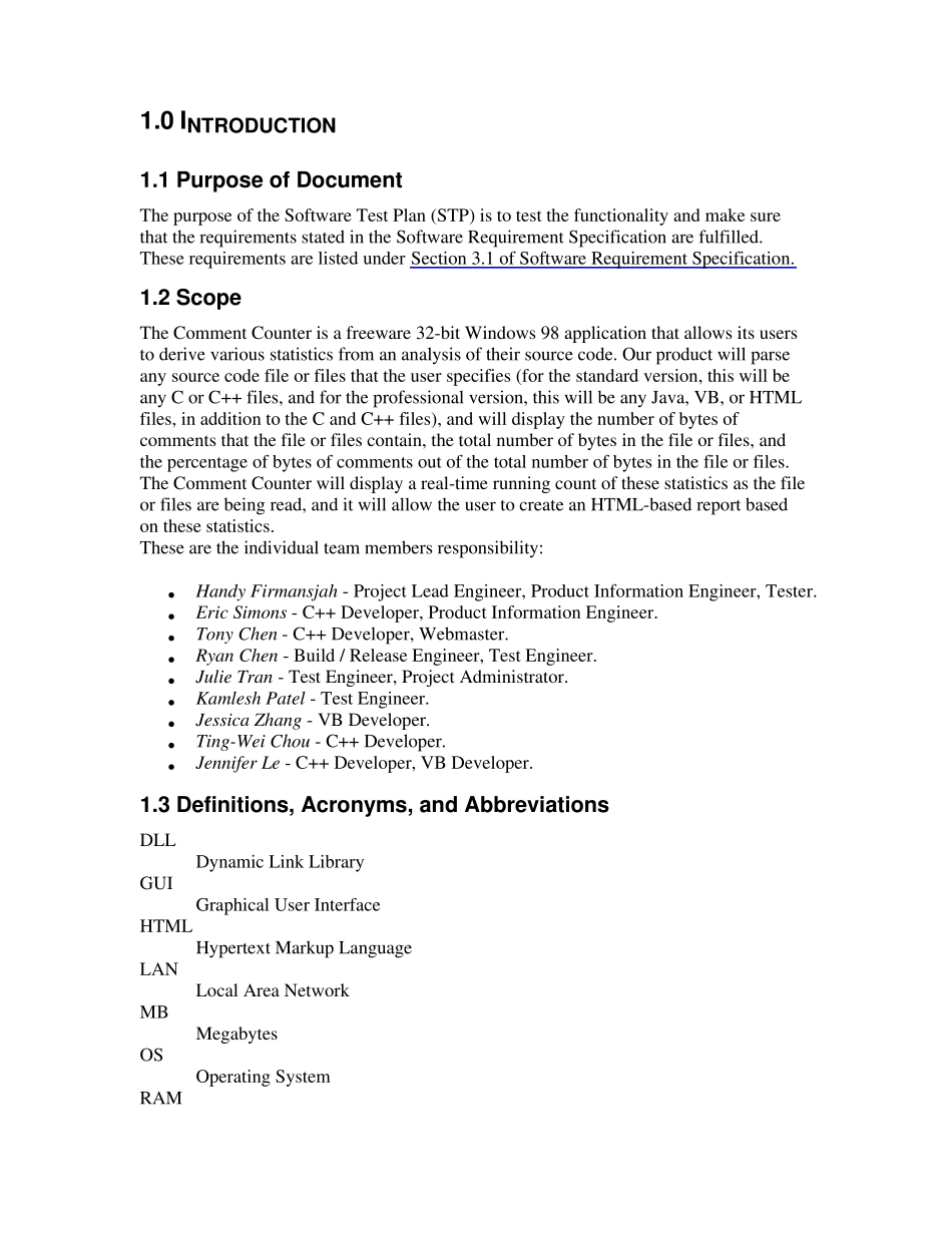 SoftwareTestPlan(测试计划)_第2页