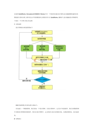 SolidWorks2010Simulation优化算例
