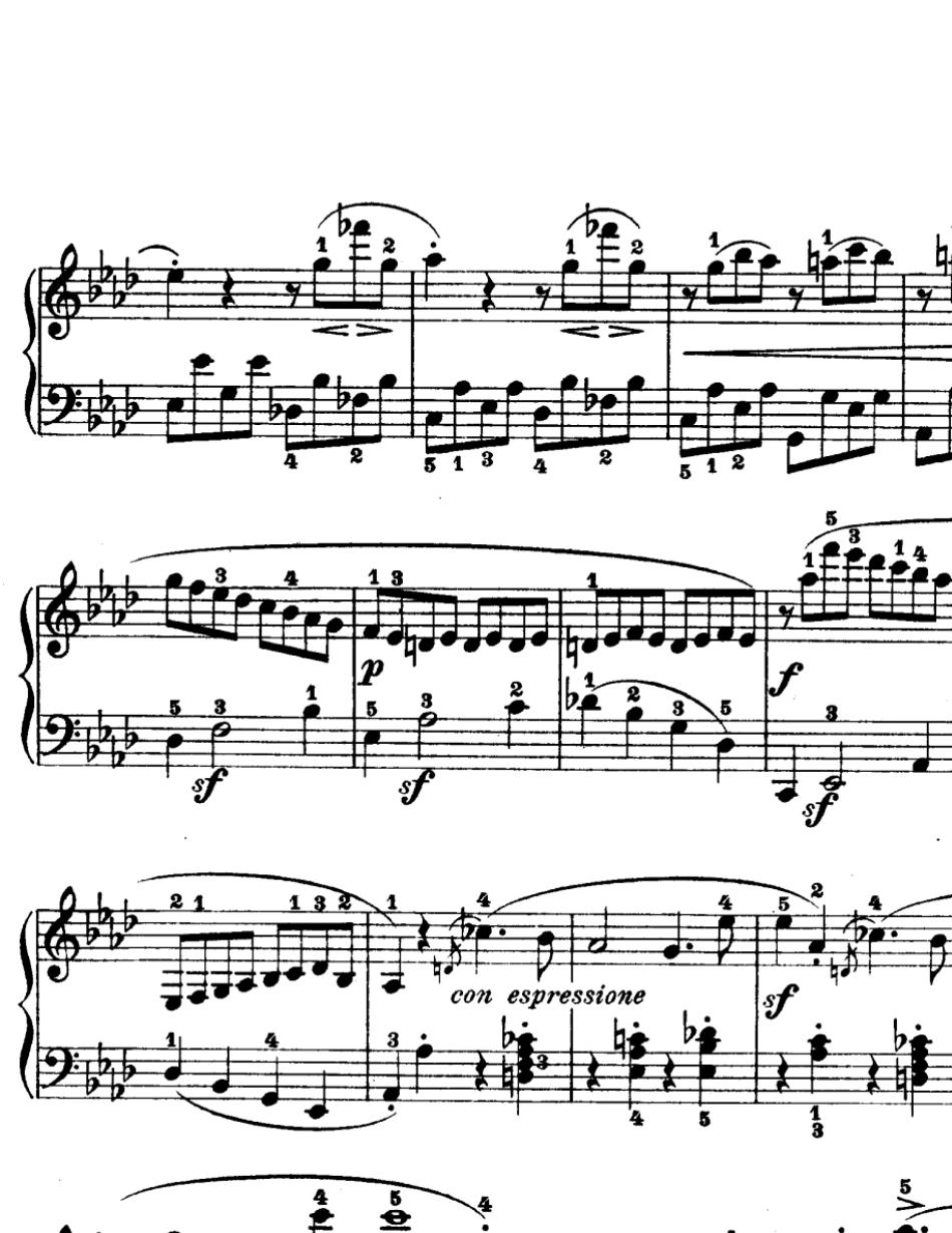 SonataOp2no1(贝多芬Beethoven奏鸣曲)原版五线谱钢琴谱正谱_第2页