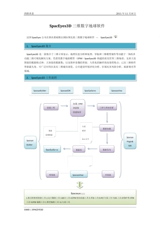 SpacEyes3D三维数字地球软件