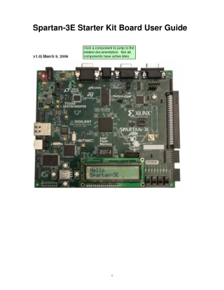 Spartan3E中文用户指南非常有用