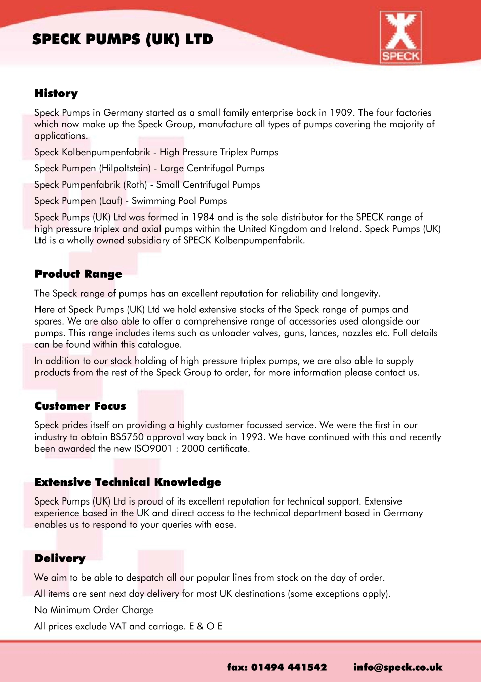 speck泵资料小型柱塞泵(德国产品)_第2页