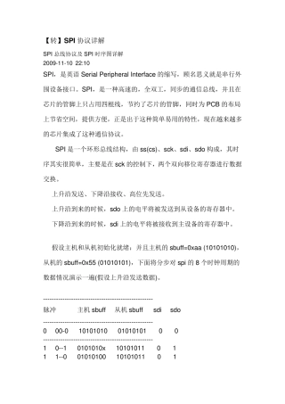 SPI协议详解