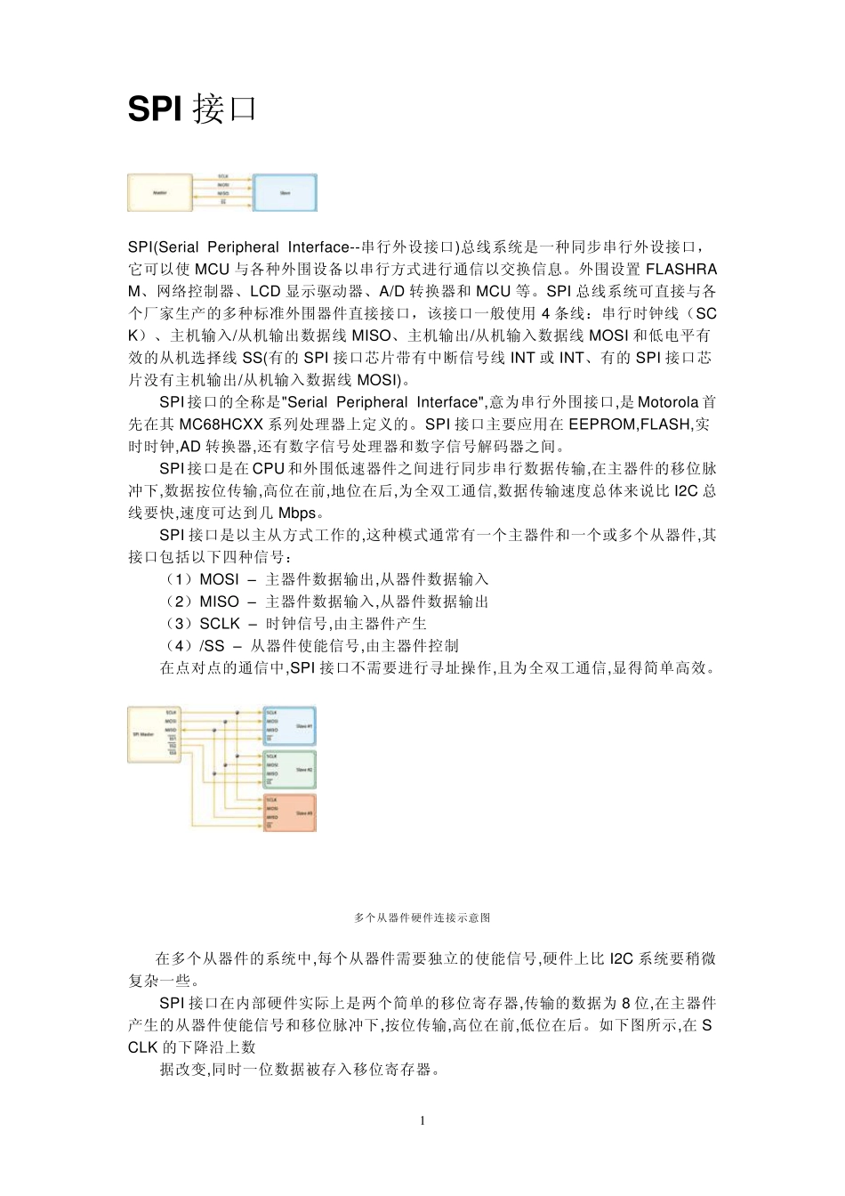 SPI及SPI接口内容_第1页