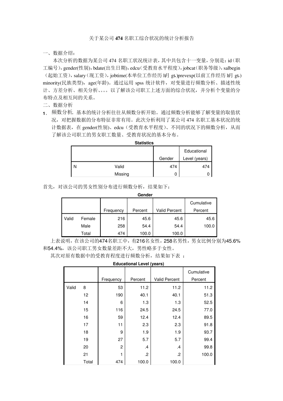spss的数据分析报告_第1页