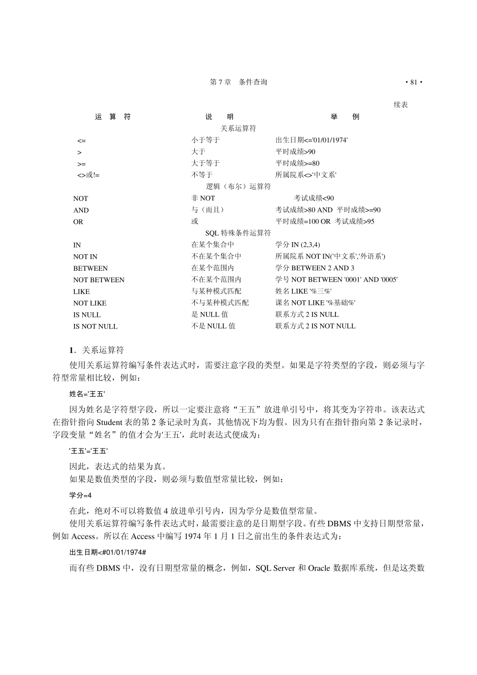 SQLServer数据库从入门到精通07条件查询_第3页