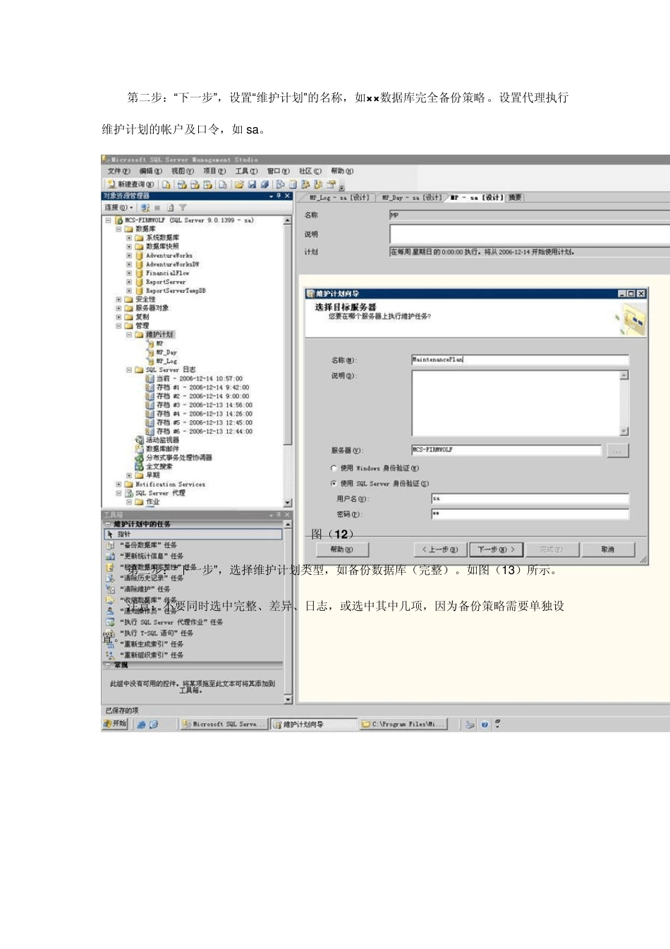 SQL_Server数据库维护计划_第2页