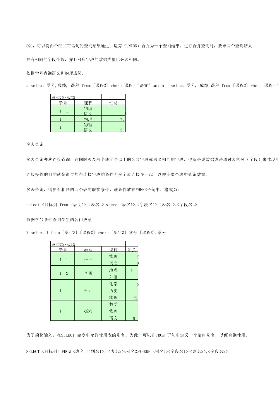 SQL多表查询_第2页