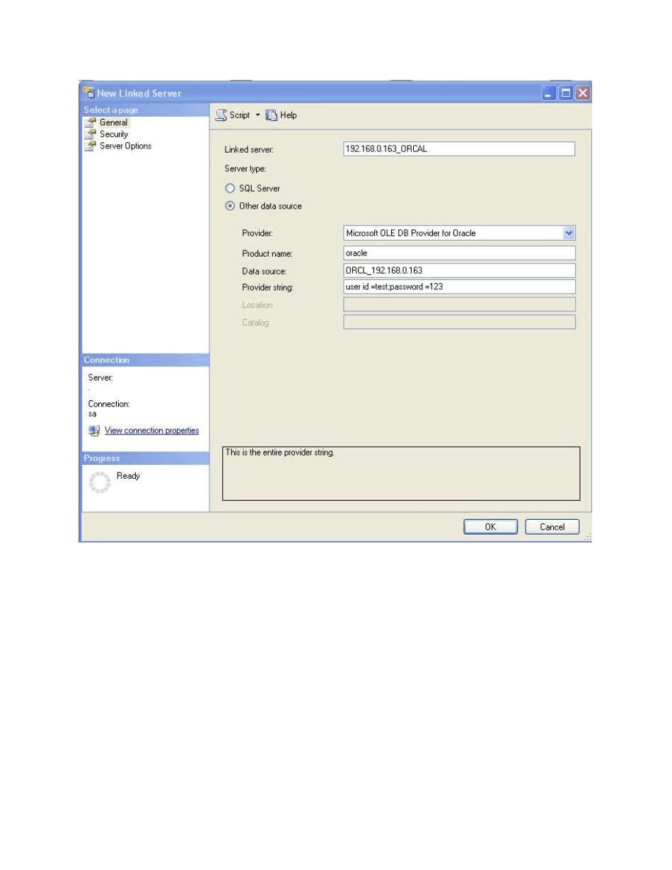 sql服务器添加oracle的链接服务器步骤_第2页