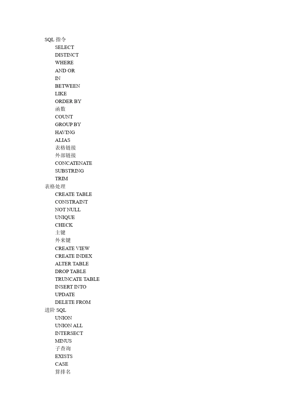 SQL语句教程_第1页