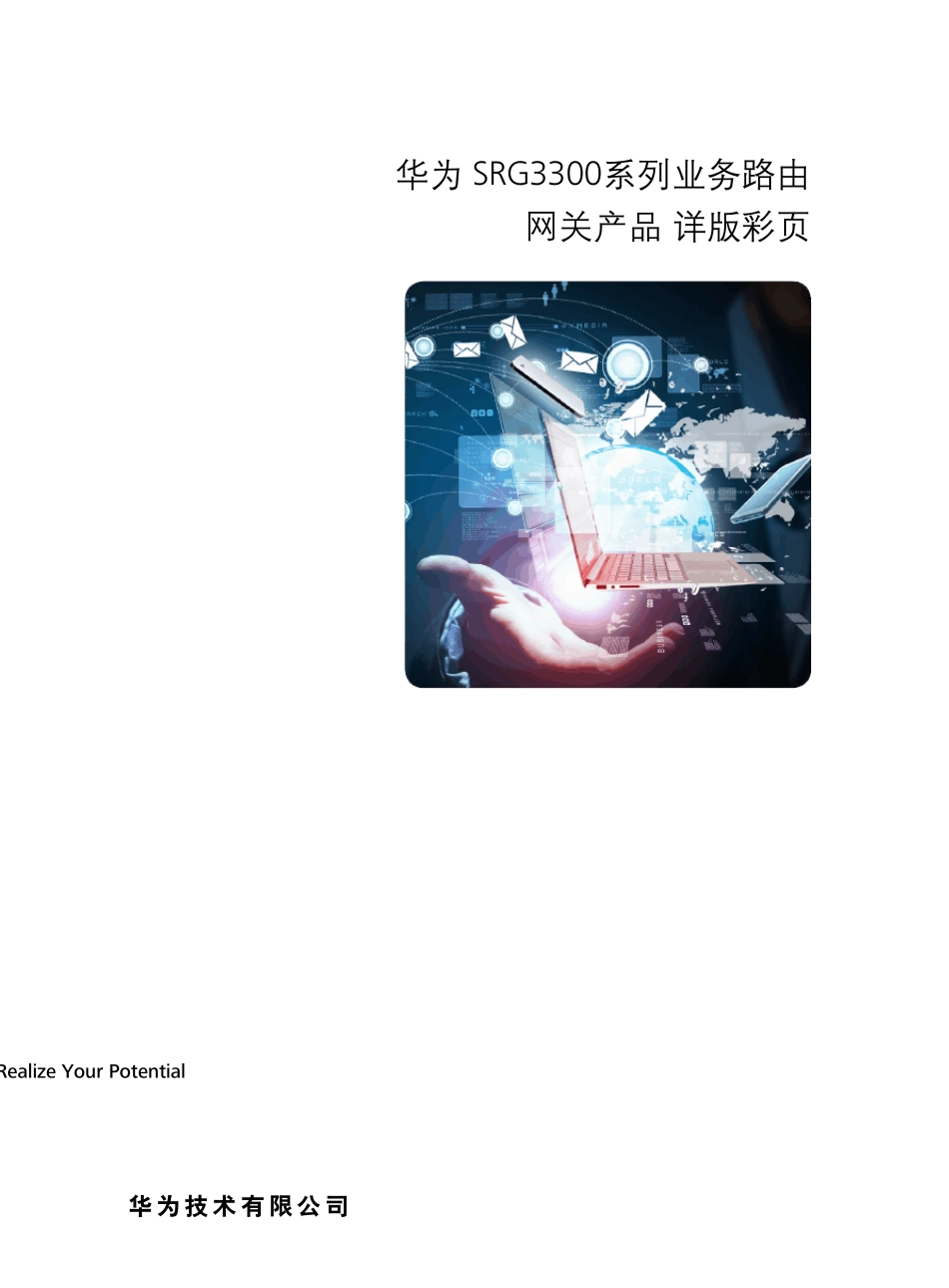 SRG3300系列业务路由网关_第1页