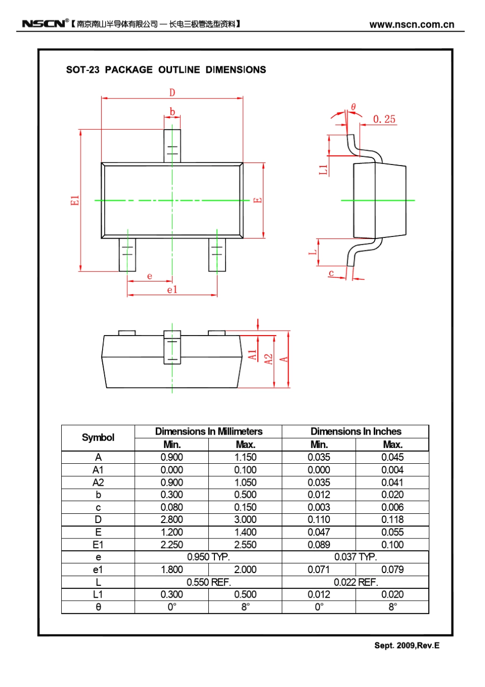 SS8050三极管规格书：三极管SS8050参数与封装尺寸_第3页