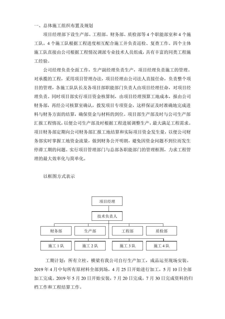 SS级梁柱式金属防撞护栏工程施工组织方案_第2页