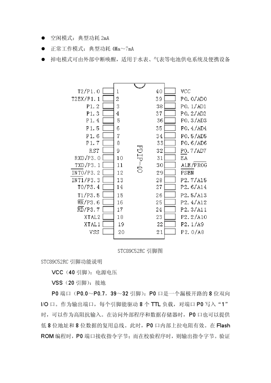 STC89C52RC单片机用户手册_第2页