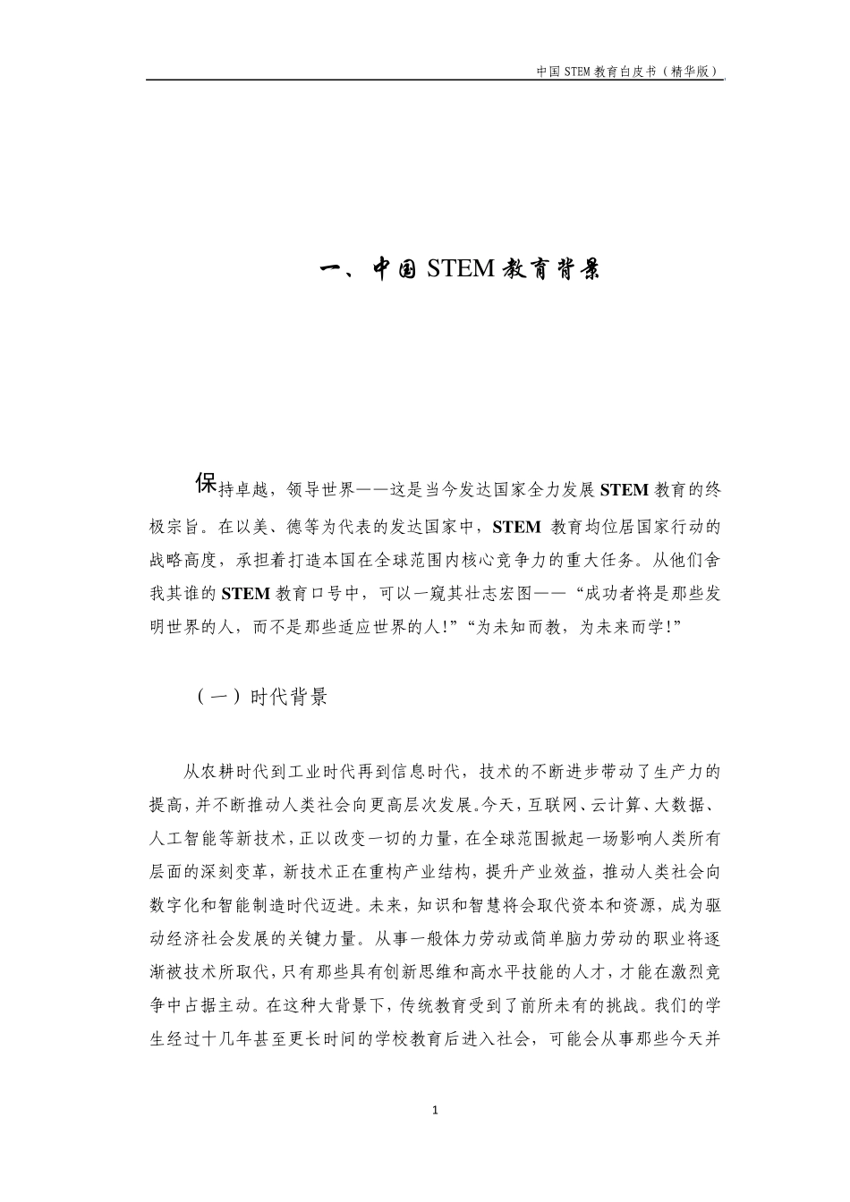 STEM教育白皮书_第2页