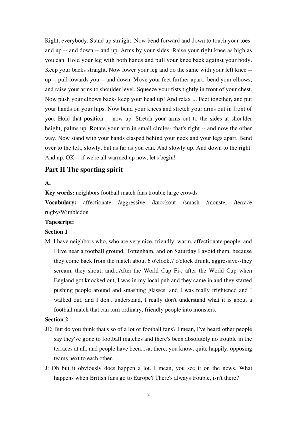 stepbystep3000第一册第六单元文本及答案_第2页