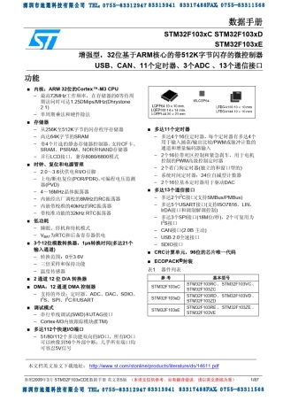 stm32f103中文资料