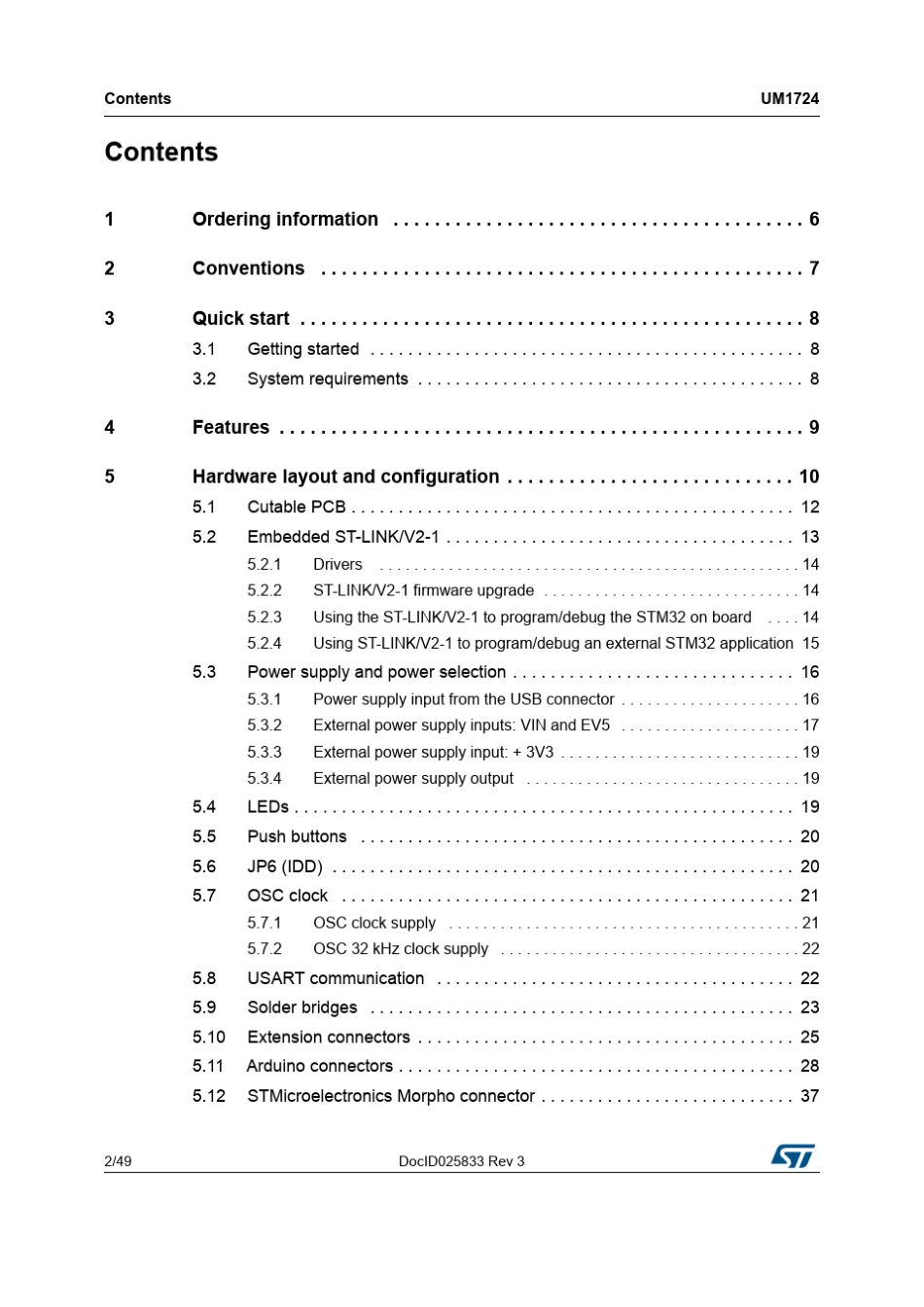STM32NUCLEO板用户手册_第2页