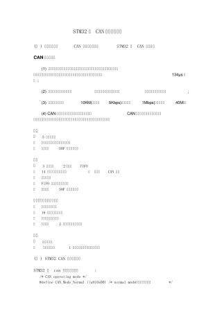 STM32的CAN总线调试心得bycaesar