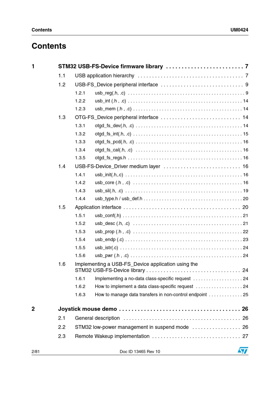 STM32的USB固件库用户手册_第2页