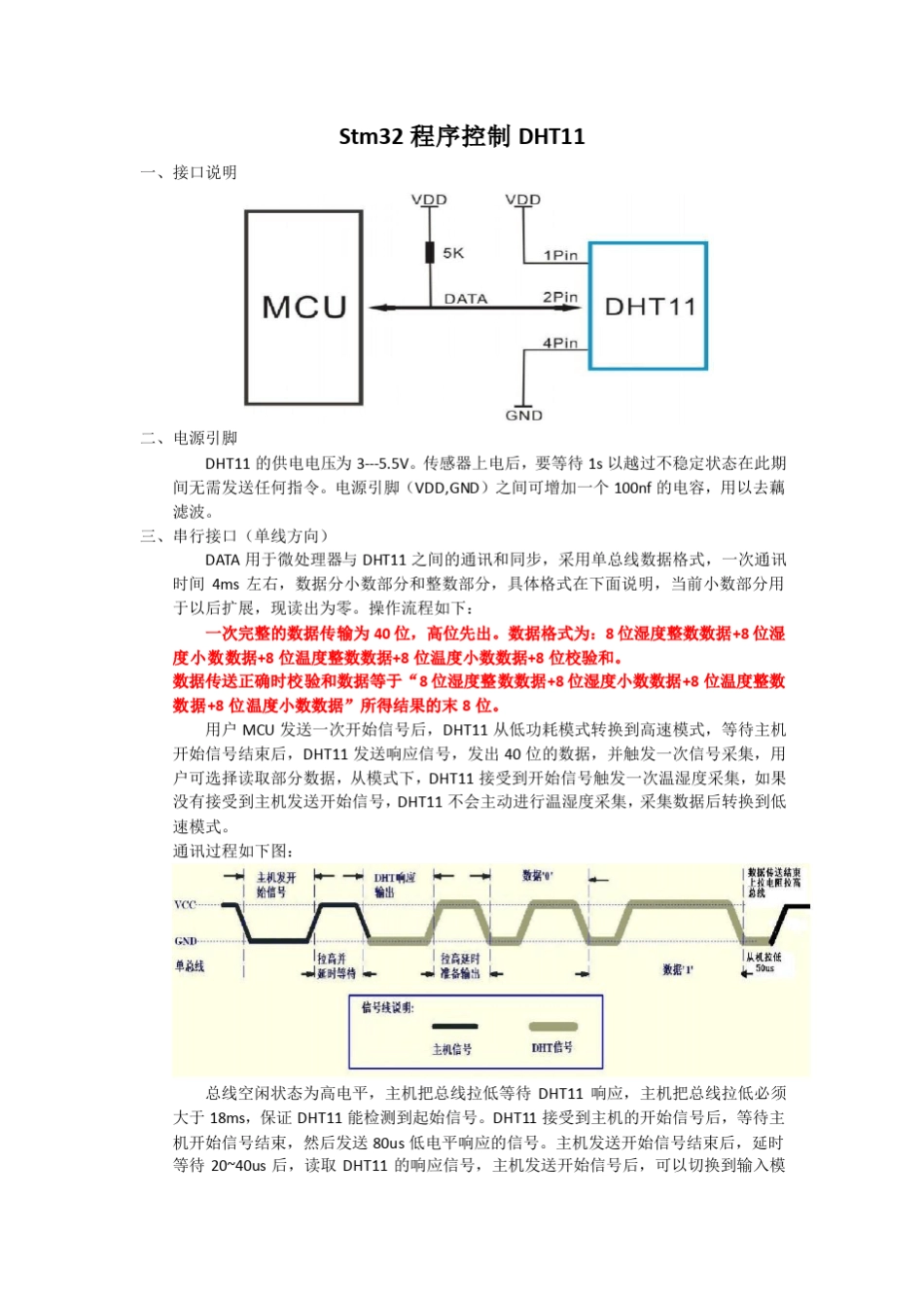 Stm32程序控制DHT11_第1页
