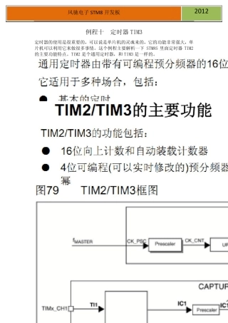 STM8教程实验10定时器TIM3