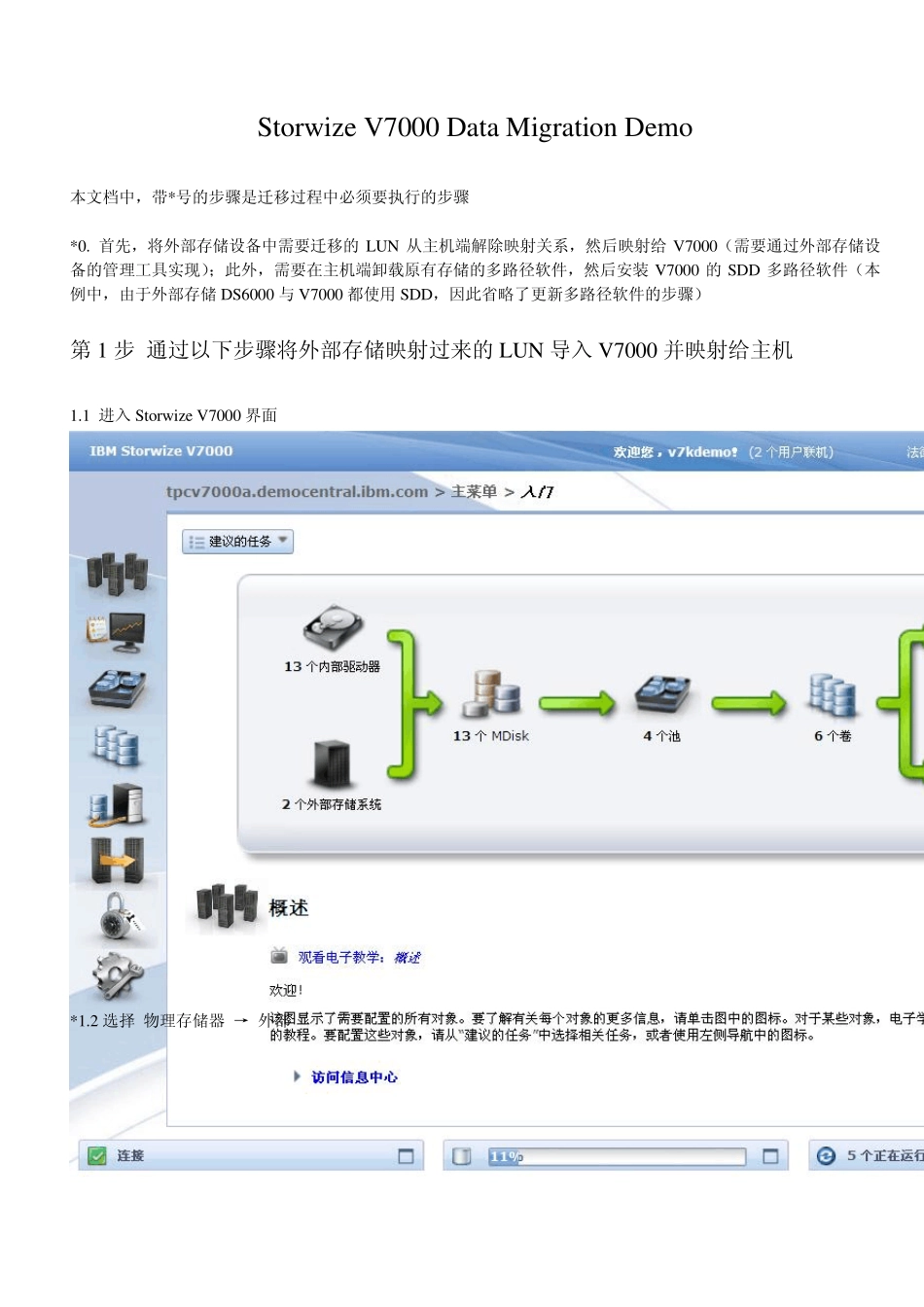 StorwizeV7000DataMigrationDemo_第1页