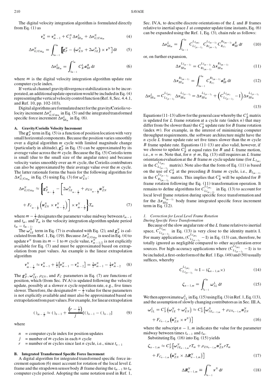 StrapdownInertialNavigationIntegrationAlgorithmDesignPartVelocityandPositionAlgorithms_第3页