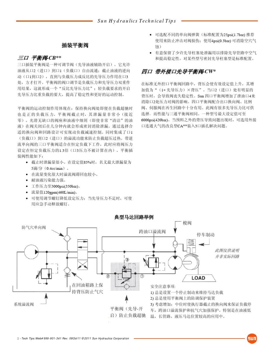 SUN平衡阀使用技术资料_第2页