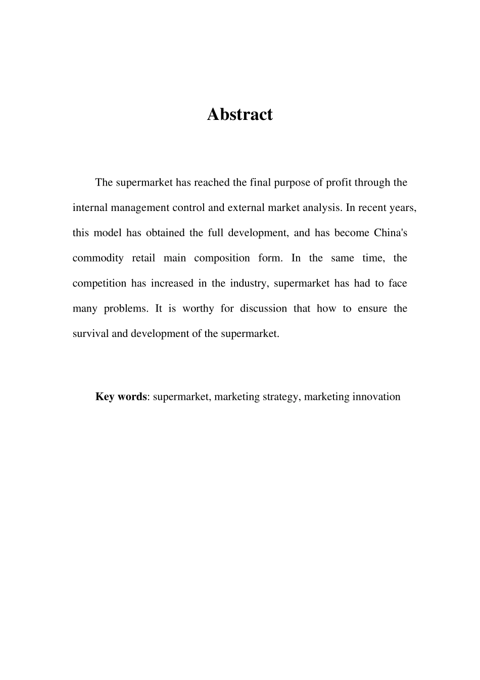 SupermarketMarketingStrategyAnalysis超市营销策略分析_第2页