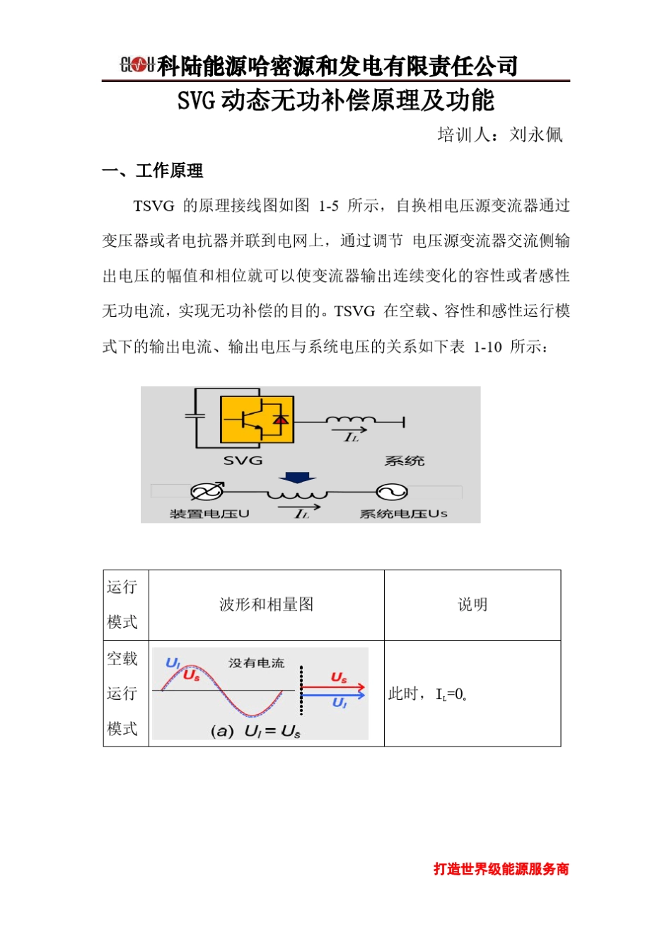 SVG动态无功补偿原理及功能_第1页