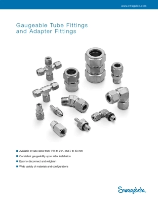 swagelok世伟洛克卡套接头(英文)