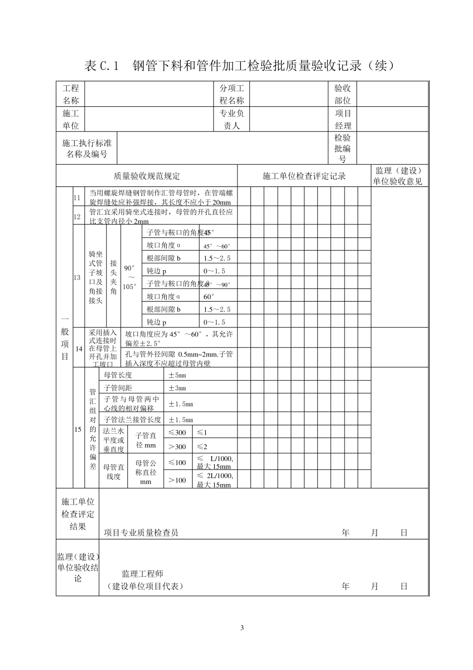 SY42032007工艺管道检验批_第3页