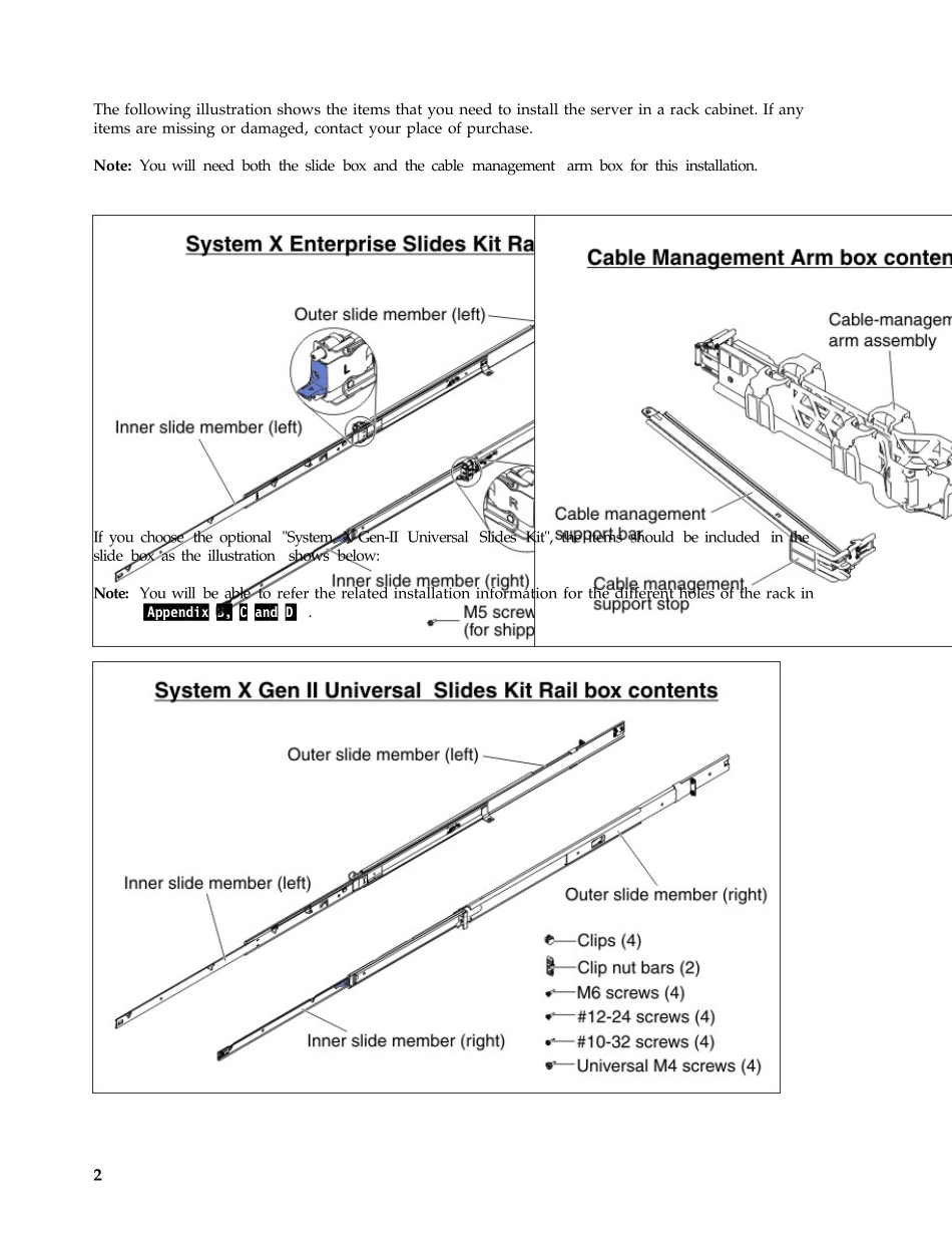 Systemx3650M5安装手册_上架组装_红皮书_第2页